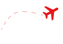 Airplane icon on black background